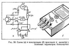 Рабочие токи транзистора